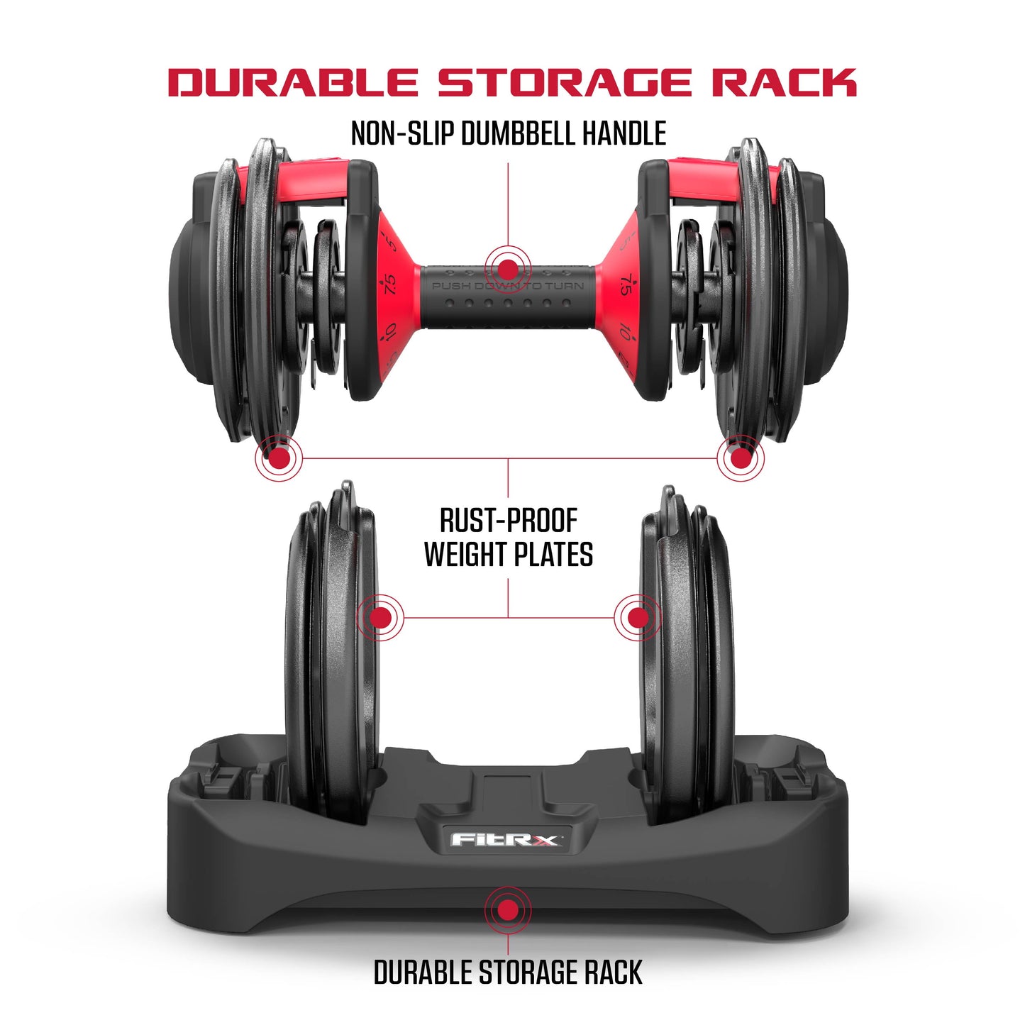 Adjustable Dumbbells 2-Pack, 25Lb Smartbell Dumbbell Set with 9-In-1 Quick-Select Weights, 2.5Lb Increments for Home Gym